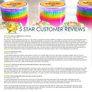 CookArt Silicone Reusable Baking Cupcake Cups Non-Stick 12 Liners Molds 6 Colors N4