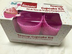 Teacup Cupcake Kit, 6-Pieces N2