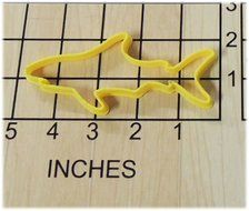 Shark Shaped Fondant Cookie Cutter and Stamp #1139 N2