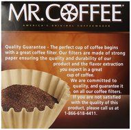 Mr. Coffee Basket Coffee Filters, 8-12 Cup, Natural Brown, 8-inch, 50-Count Boxes (Pack of 12)