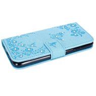 iPhone 7 Case,iPhone 7 Wallet Case,Phezen Serect Garden Series Butterfly Flower Bling Diamod Inlaid PU Leather... N57