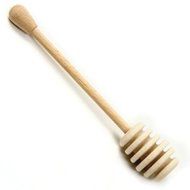 New Beachwood Wooden Honey Dipper / Dripper, Very High Quality Beechwood