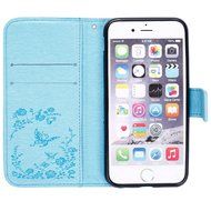 iPhone 7 Case,iPhone 7 Wallet Case,Phezen Serect Garden Series Butterfly Flower Bling Diamod Inlaid PU Leather... N58
