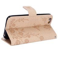 iPhone 7 Case,iPhone 7 Wallet Case,Phezen Serect Garden Series Butterfly Flower Bling Diamod Inlaid PU Leather... N59