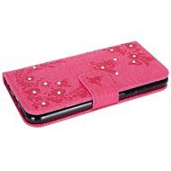 iPhone 7 Case,iPhone 7 Wallet Case,Phezen Serect Garden Series Butterfly Flower Bling Diamod Inlaid PU Leather... N61