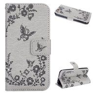 iPhone 7 Case,iPhone 7 Wallet Case,Phezen Serect Garden Series Butterfly Flower Bling Diamod Inlaid PU Leather... N62