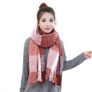 Scarf,Morecome Warm Winter Women Long Scarf Large Shawl Plaid Scarf (Coffee) N3