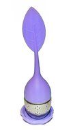 4-Pack Cozy Brew Loose Leaf Silicone Stainless Steel Tea Infuser with Drip Tray N5