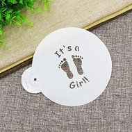 Y&amp;XL&amp;H It's a Boy/Girl Cookie Top, Cupcake Stencil, Stencil for Cake Decorating,Cookie Stencil, N3
