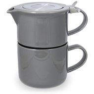 FORLIFE Tea for One with Infuser 14 ounces, Black Graphite N8