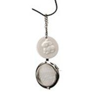 Tea Accessories Tea Infusers Tea Infuser with Bunny Charm 1 1/2&quot;, Porcelain &amp; Stainless Steel (a)