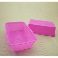 Y&amp;XL&amp;H Silicone Bakeware Chocolate Cake Jelly Pudding Mold With Baking Oven Silicone Mold (Rectangle) (Color Random) N3