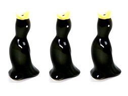 Ceramic Pie Bird, Set of 3 N2