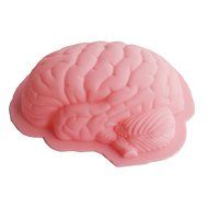 Yunko Human Brain Shape Pan Baking Silicone Halloween Cake Mold Pudding Jello Dessert Mold N3