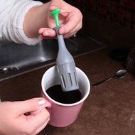 Portable French Press from Khaw-Fee - Hand Pump Coffee Maker - Easily Brew One Cup at Home, Office or while Camping... N9