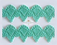Handmade Silicone Fondant Mold/LACE MOLD 03