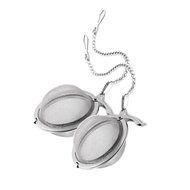 UBIQLINE 2 pcs Stainless Steel Mesh Tea Ball 2 Inch Tea Infusers + 1 pc Silicone Manatee Tea Infuser | Tea Strainers... N6