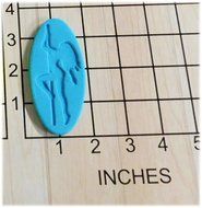 Pole Dancer Stripper Shaped Fondant Cookie Cutter and Stamp #1067 Bachelor Party