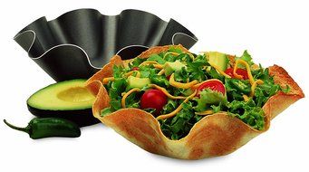 Chicago Metallic Non-Stick Large Tortilla Shell Pans, Set of 2