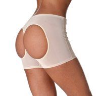 FAHOME (TM) Girdle Butt Lifter Boy Shorts Enhancer Shapewear Panty (M, black) N4