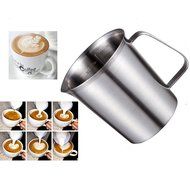 MyLifeUNIT Stainless Steel Milk Steaming and Frothing Pitcher (16 Oz/ 500ml) N3