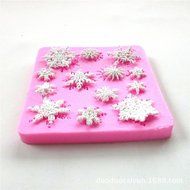 GOOTRADES 3D Snowflake Silicone Mould Fondant Silicone Sugar Mini Mold Craft Molds DIY Cake Decorating N2