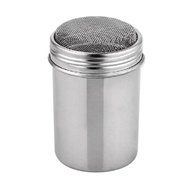 Bluelans&reg; Stainless Steel All Purpose Chocolate Shaker Dredge Icing Sugar Salt Cocoa Flour Coffee Sifter Lid N2