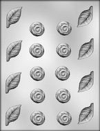 CK Products Roses and Leaves Chocolate Mold