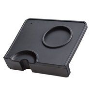 Corner Tamping Mat with Tamper Holder - Black