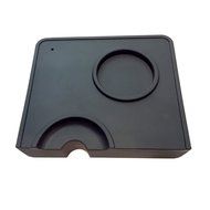 Corner Tamping Mat with Tamper Holder - Black N2