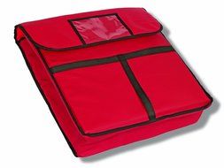 Crestware Pizza Bag 20-Inch by 5-Inch, Red