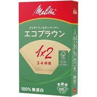Melitta Paper Filter "Eco Brown" 1&times;2(For 2-4 Cups)
