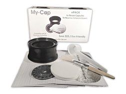 My-Cap vPACK - Complete Solution to Make Your Own Capsules for Nespresso VertuoLine Brewers N3