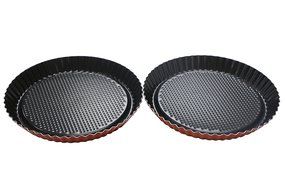 Webake 2 Pack Pizza Pan 9 inch Non-stick Quiche Pie Pan