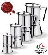 GAT Pratika Stainless Steel Stovetop Espresso Maker (6 espresso cup (9-10 fl oz)) N2