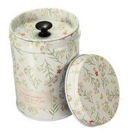 Tgp Vintage Double Cover Tea Caddy Box Container Food Storage Tin Boxes Case Canisters &amp; Jars N12
