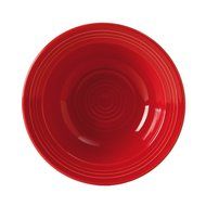 Tuxton Home Concentrix Bowl (Set of 4), 13 oz, Cayenne Red; Restaurant Grade Nonporous Virtrified China; Thermal... N48
