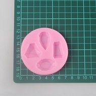 Y&amp;XL&amp;H Gem Shaped Fondant Cake Chocolate Silicone Mold, Decoration Tools Bakeware N4