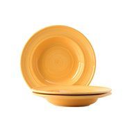 Tuxton Home Concentrix Bowl (Set of 4), 13 oz, Cayenne Red; Restaurant Grade Nonporous Virtrified China; Thermal... N51