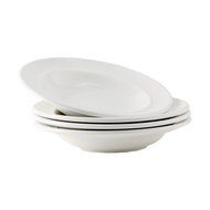 Tuxton Home Concentrix Bowl (Set of 4), 13 oz, Cayenne Red; Restaurant Grade Nonporous Virtrified China; Thermal... N54