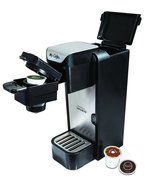 Mr. Coffee K-Cup Brewing System with Reusable Grounds Filter, Silver, SC100 N8