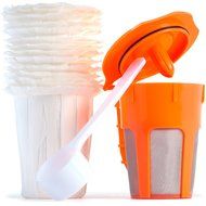 Nature's Kitchen Reusable K Carafe Bundle with Optional Filters and Coffee Scoop N7