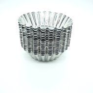 Blacklip 20PCS Egg Tart Aluminum Cupcake Cake Cookie Mold Mini Pie Tin (Aluminum)