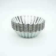Blacklip 20PCS Egg Tart Aluminum Cupcake Cake Cookie Mold Mini Pie Tin (Aluminum) N3
