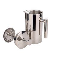 Double Wall Stainless Steel French Coffee Press & Tea Maker, Coffee Maker, 1 Liter N4