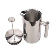 Double Wall Stainless Steel French Coffee Press & Tea Maker, Coffee Maker, 1 Liter N5