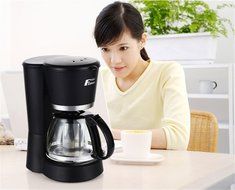 Royal- MD-210C American Style Fully Automatic Drip Coffee Machine Anti-dry Thermal Insulation Coffee Pot 0.6L N4