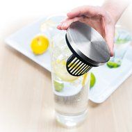 bobuCuisine&rsquo;s Elegant Chill Water Pitcher &ndash; Stunning Scandinavian Design &ndash; Premier Quality Borosilicate Glass... N4