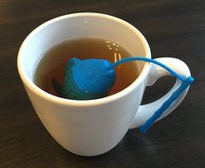 Playful Tea Infusers - set of 4 assorted FUN cute Silicone Stainless Steel Strainer Set for FUN tea party of Loose... N8