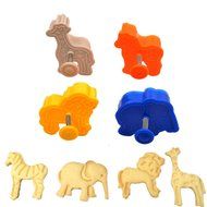 inkint 3D Animal Sugarcraft Cutter Plunger Molds Cake Pie Topper Decorating Molds Fondant Cake Decoration Tools... N4
